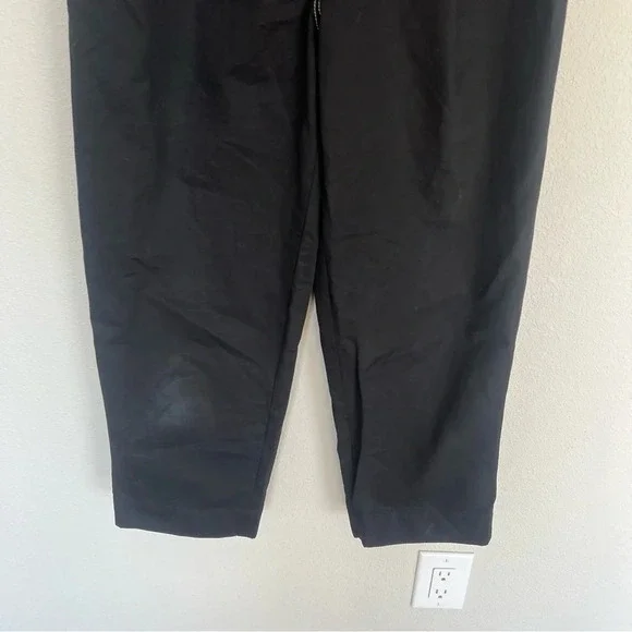 Sandro Gatiene Cropped High Rise Pant Black Casual French Boho Women’s XS - Picture 5 of 11